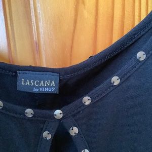 Womens L LASCANA for VENUS peep shoulder top